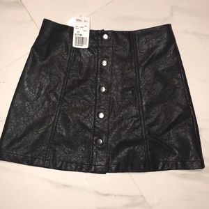 Forever 21 faux leather mini skirt